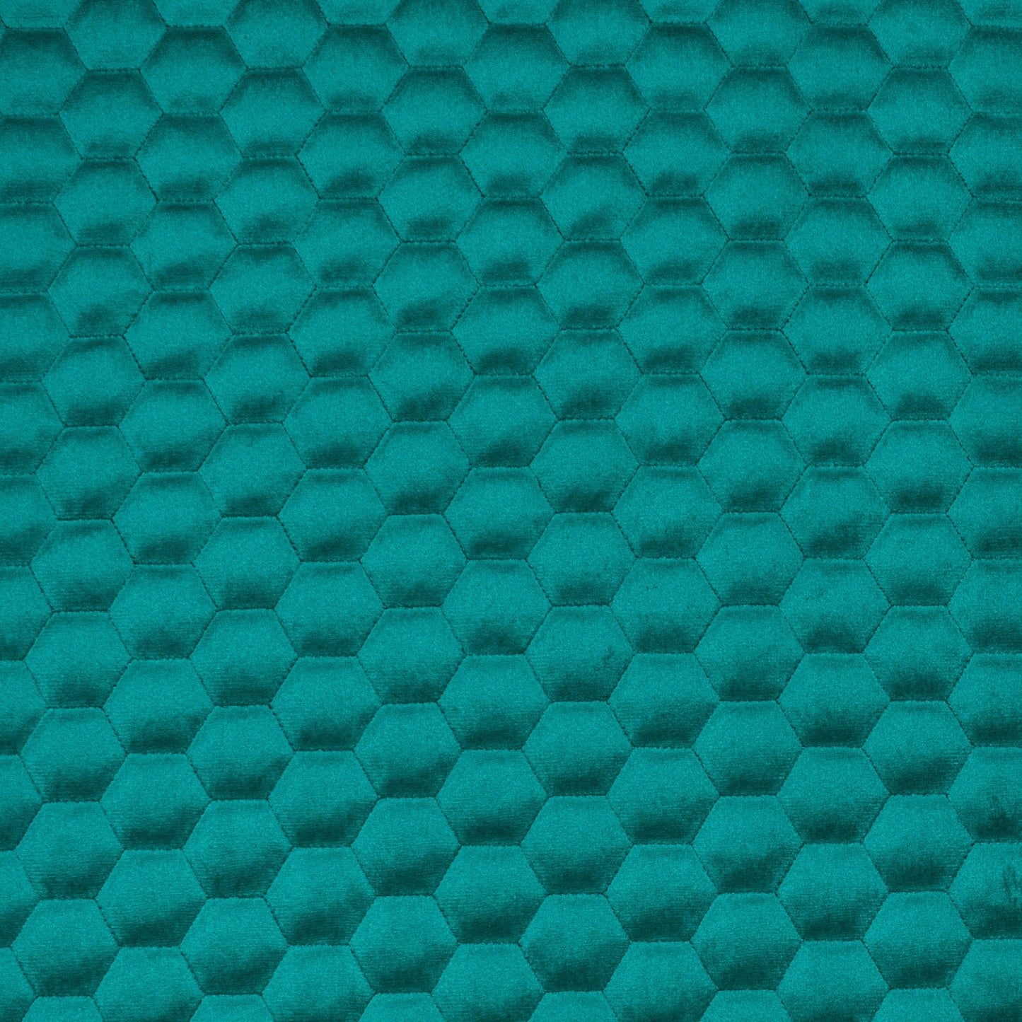 Bellahex Quilted Velvet 140cm Peacock - Ragland Fabrics