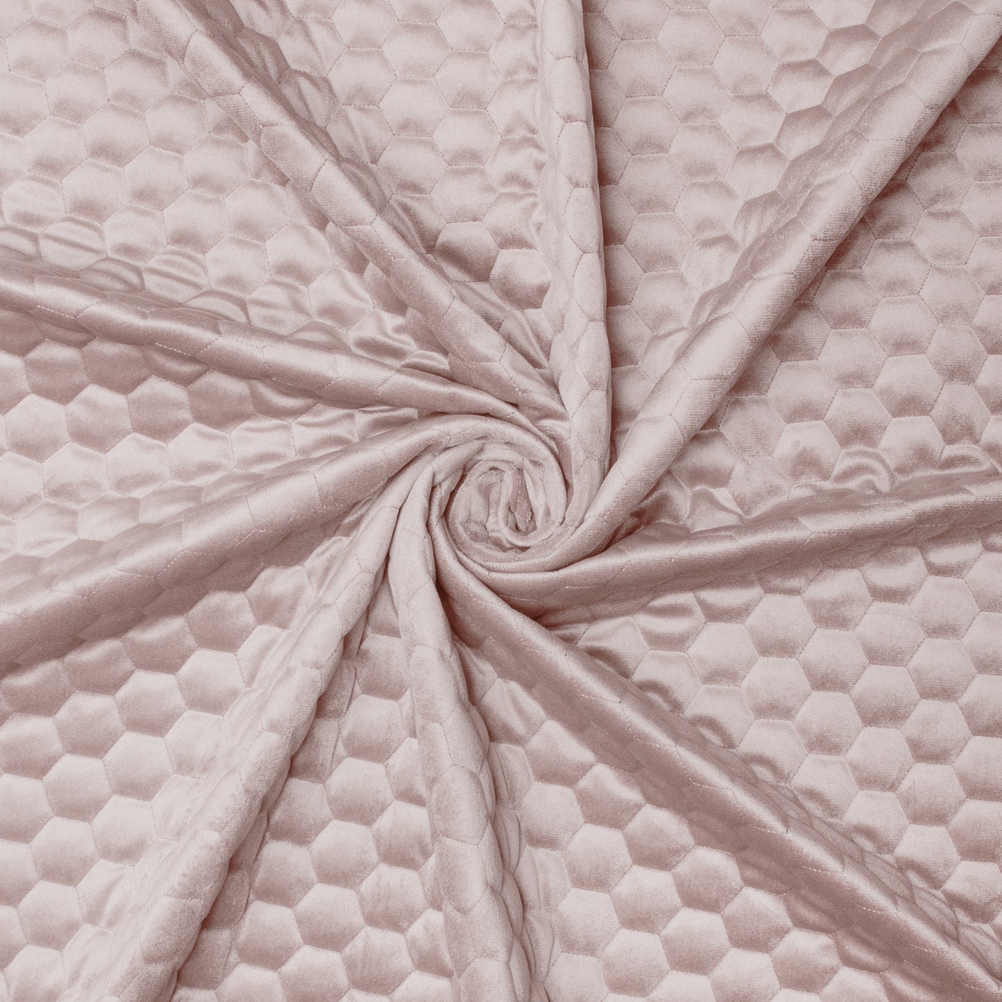 Bellahex Quilted Velvet 140cm Rose Cloud