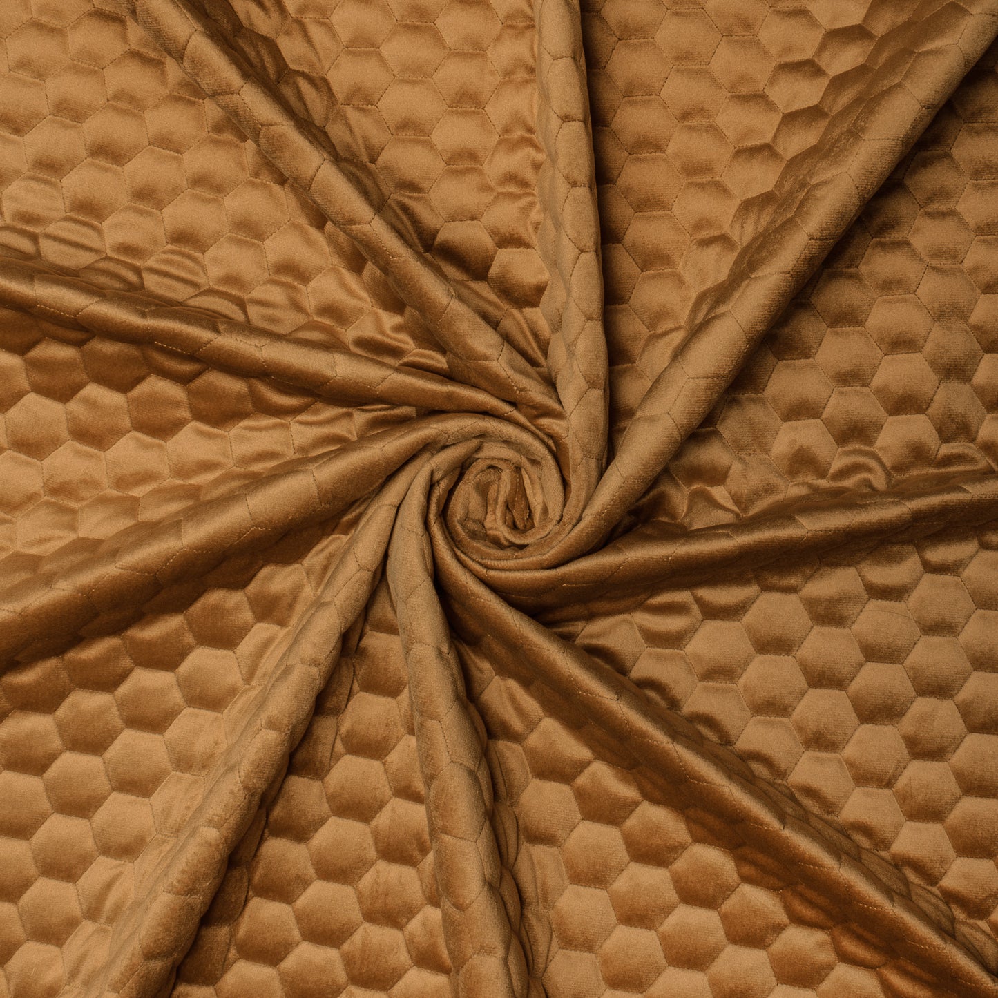Bellahex Quilted Velvet 140cm Umber