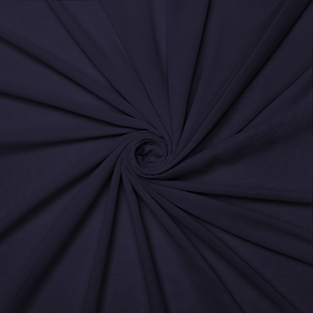 Multi Chiffon Navy Blue - Ragland Fabrics
