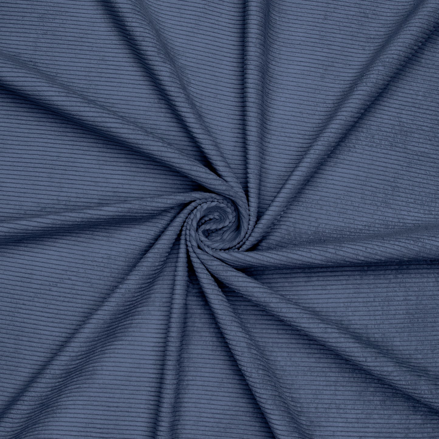 Corduroy Upholstery 140cm Blue Nights