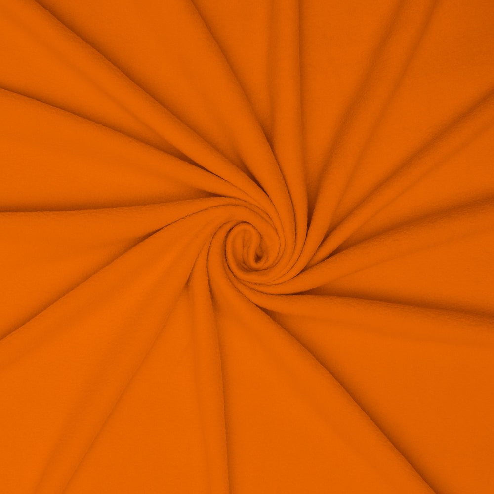 Plain Polar Fleece Burnt Orange 140cm - Ragland Fabrics
