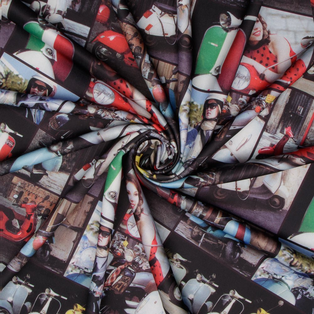 Scuba Print "The Italian Job" - Ragland Fabrics