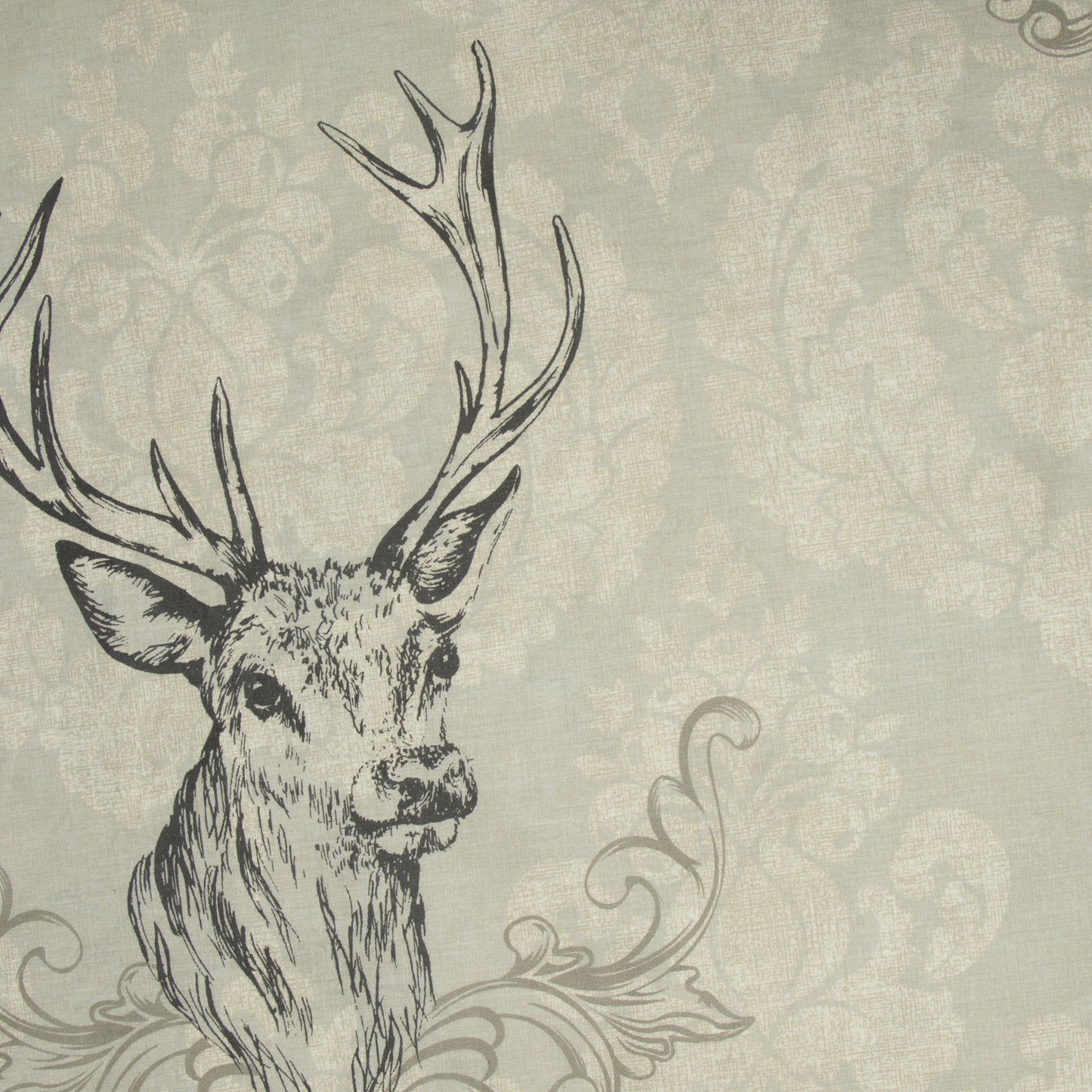 Sheeting Printed Stag Beige 240cm
