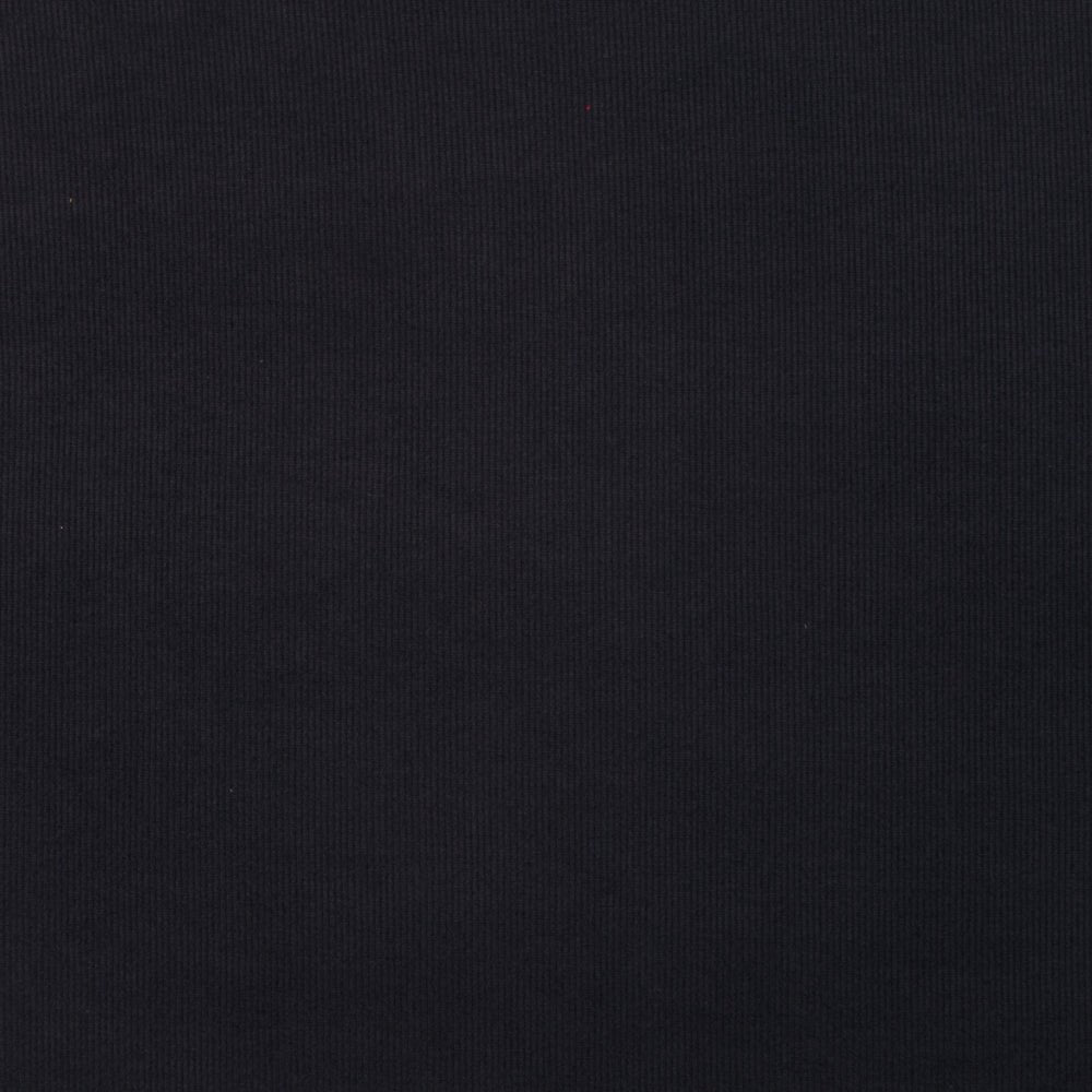 Rib 2x1 Jersey Knit Caviar Black - Ragland Fabrics