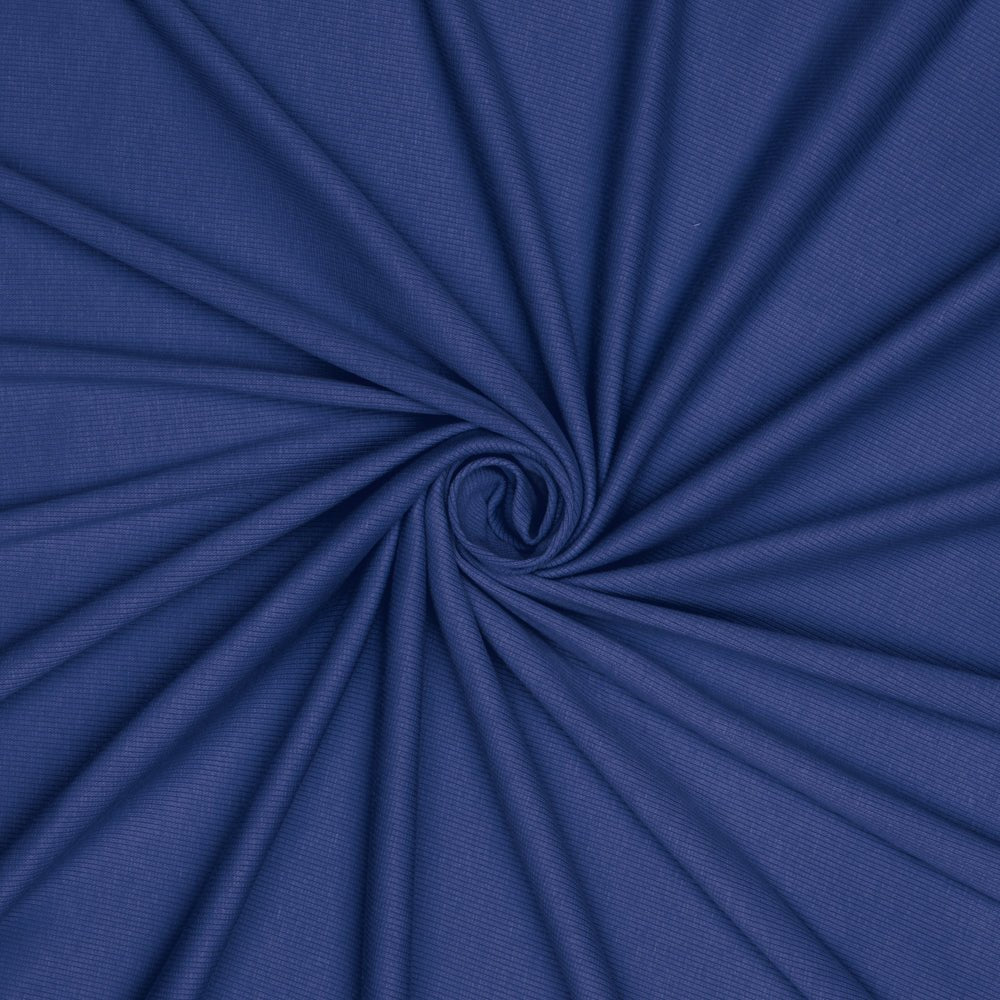 Rib 2x1 Jersey Knit Medieval Blue - Ragland Fabrics