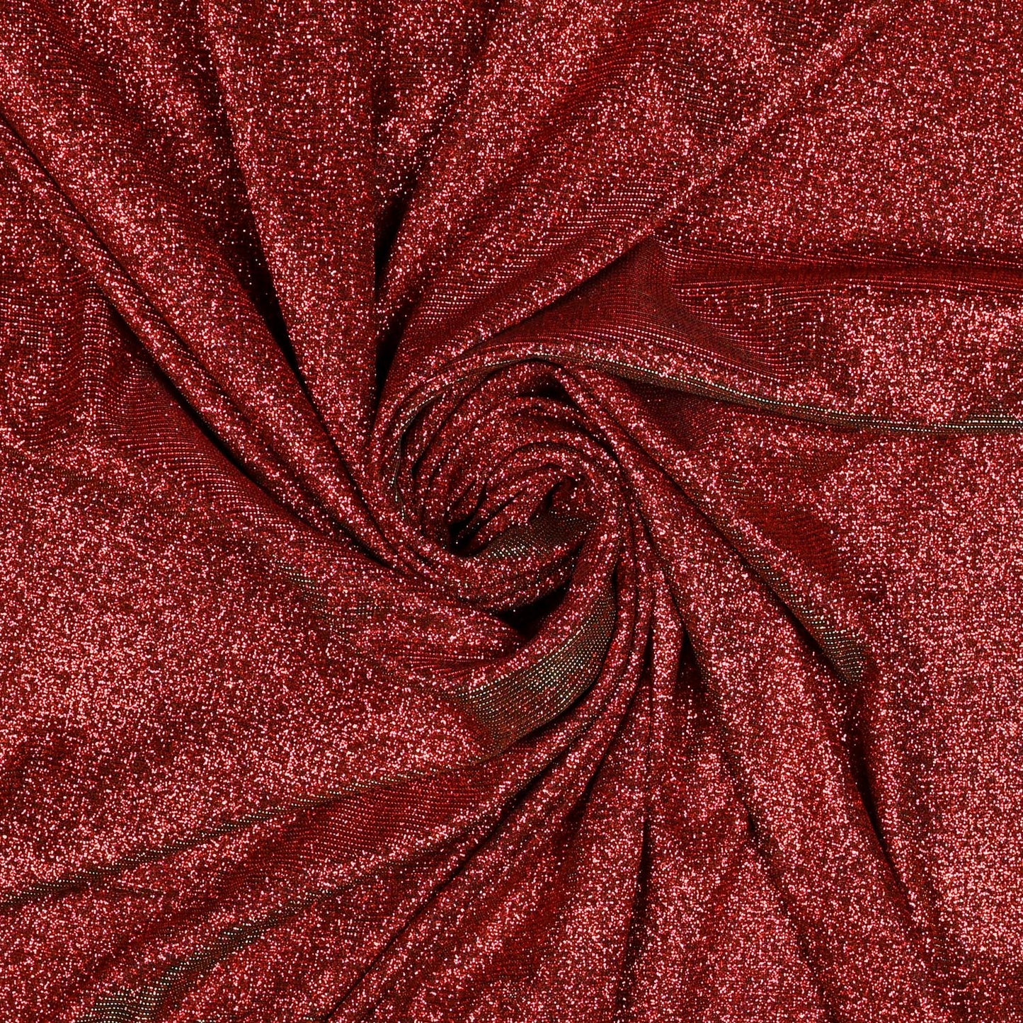 Katrina Metallic Knit Red - Ragland Fabrics