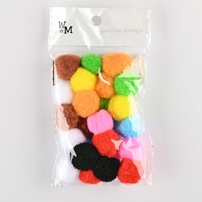 Pom Poms - Assorted Colours & Sizes