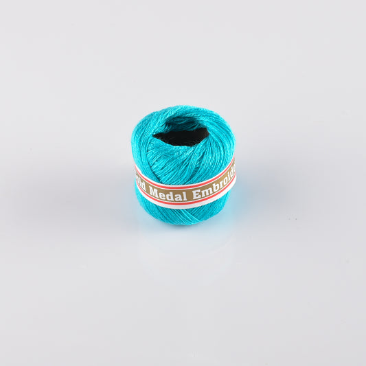 Gold Medal Embroidery Thread Turquoise 528 TBD - Ragland Fabrics