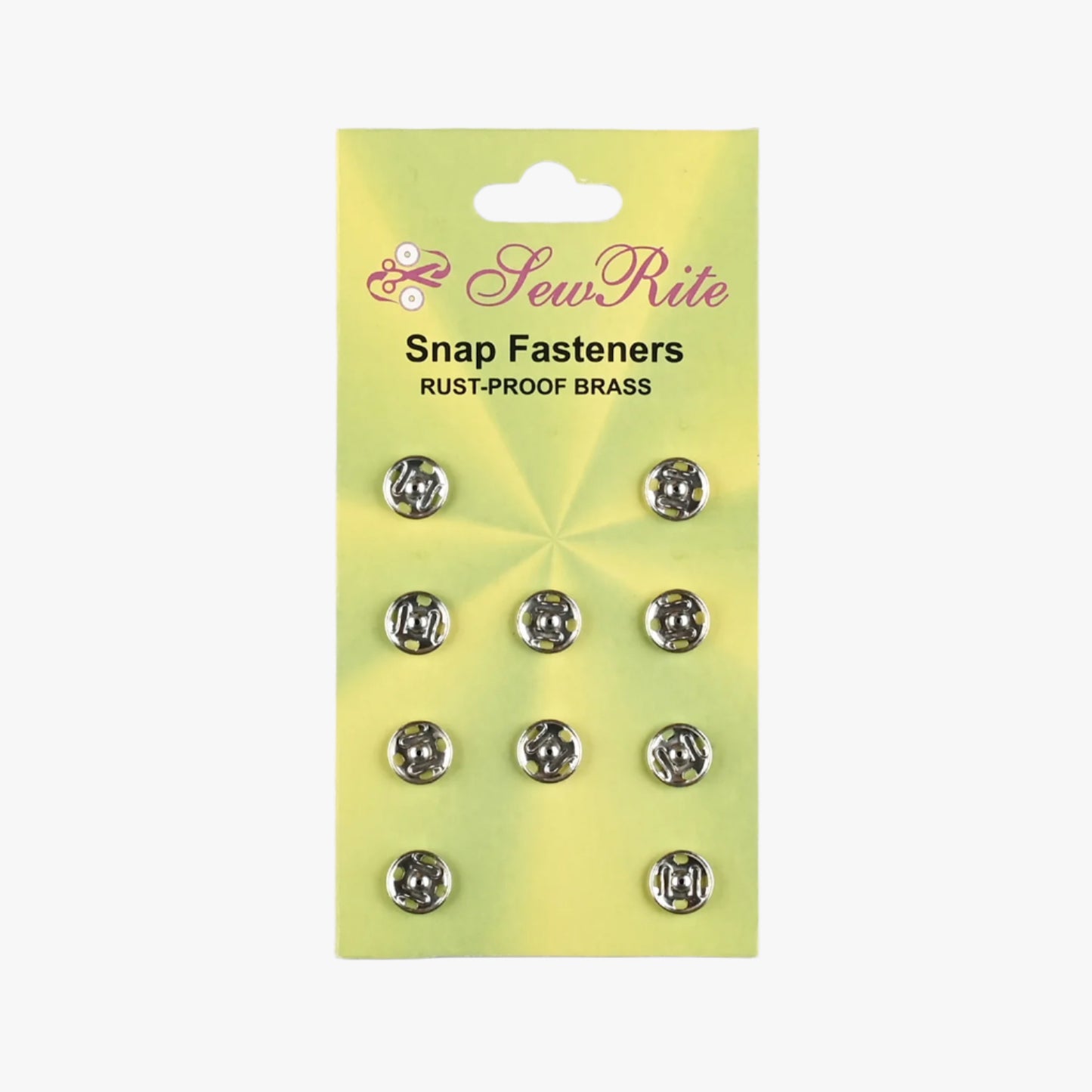 Press Studs - Size 1 Silver - Ragland Fabrics