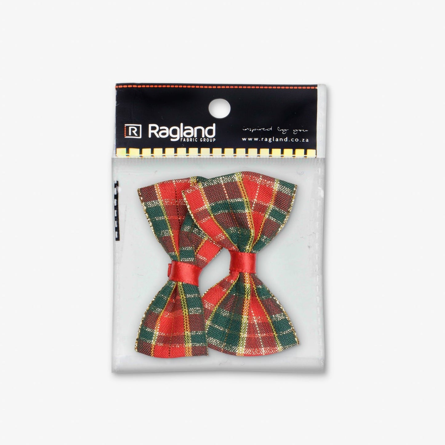 Christmas Bows - Assorted Colors (2pc) - Ragland Fabrics