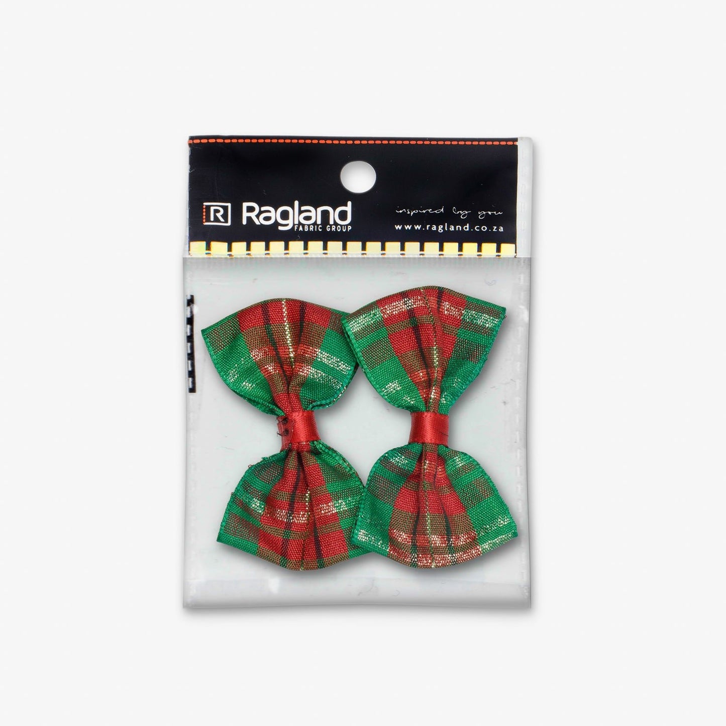 Christmas Bows - Assorted Colors (2pc) - Ragland Fabrics