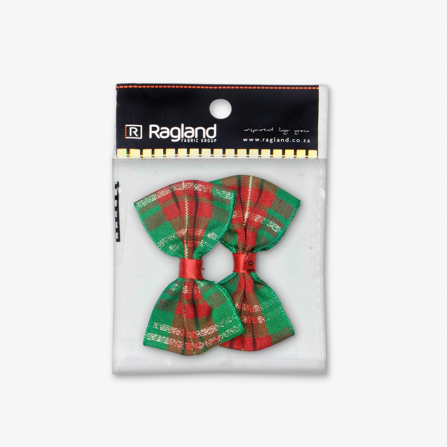 Christmas Bows - Assorted Colors (2pc) - Ragland Fabrics