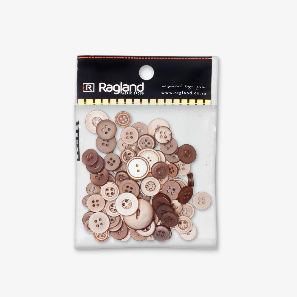 Craft Button Bags - Assorted Colours Available - Ragland Fabrics