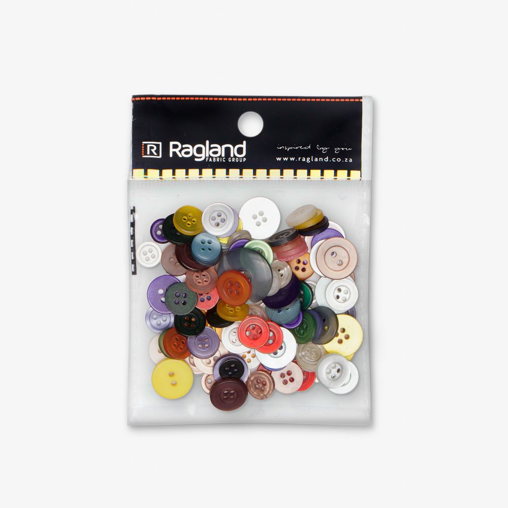 Craft Button Bags - Assorted Colours Available - Ragland Fabrics