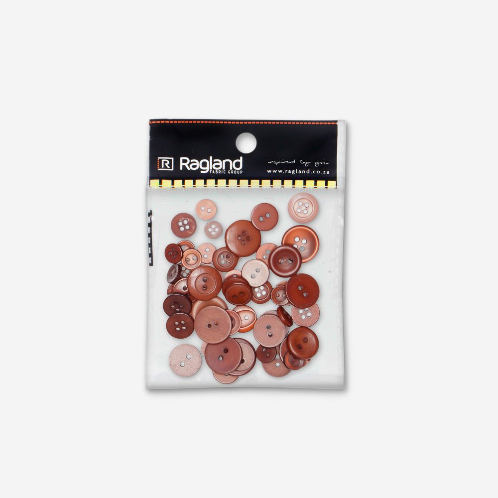 Craft Button Bags - Assorted Colours Available - Ragland Fabrics