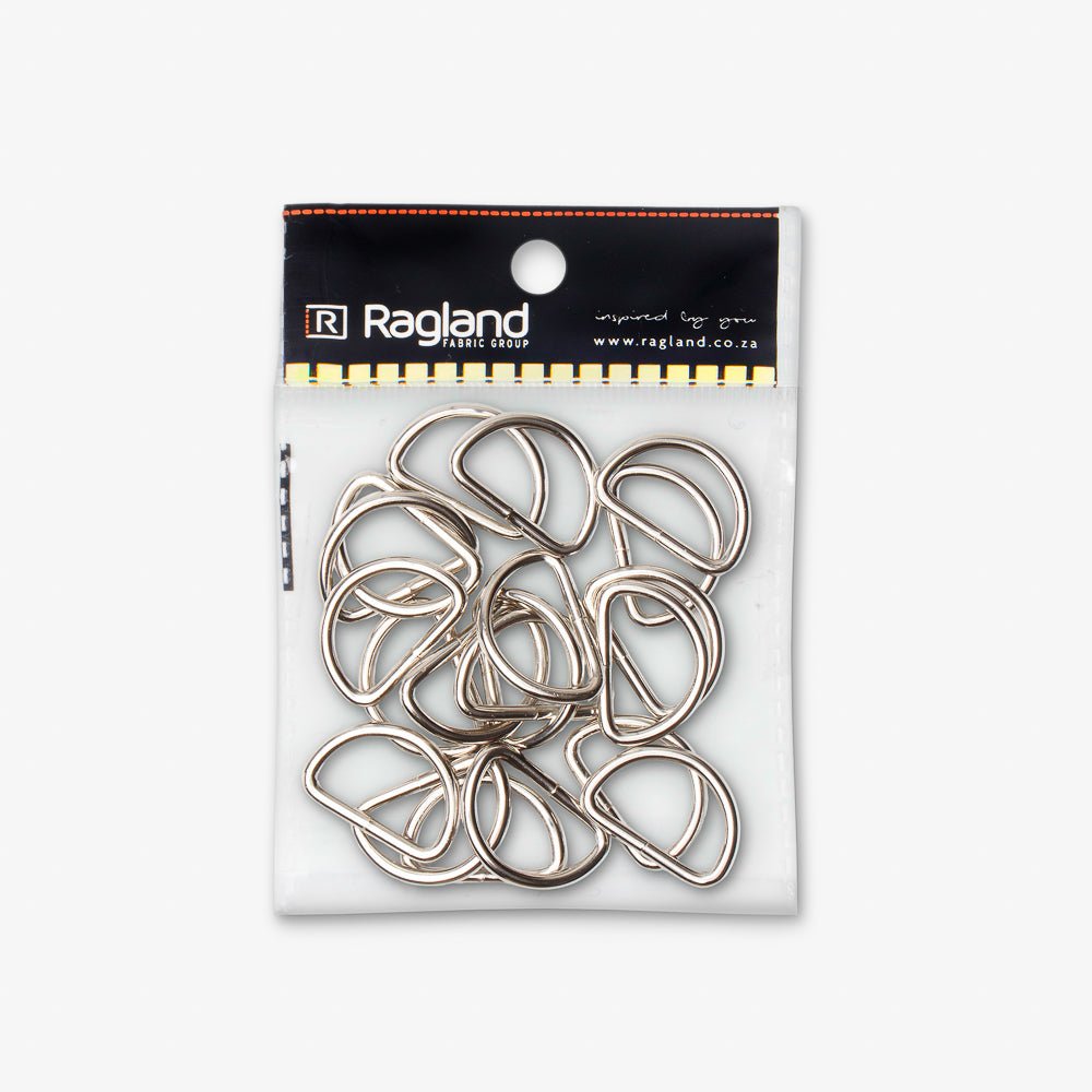 D - Ring Metal 25mm - Ragland Fabrics