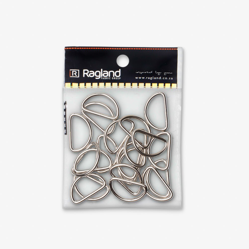 D - Ring Metal 38mm - Ragland Fabrics