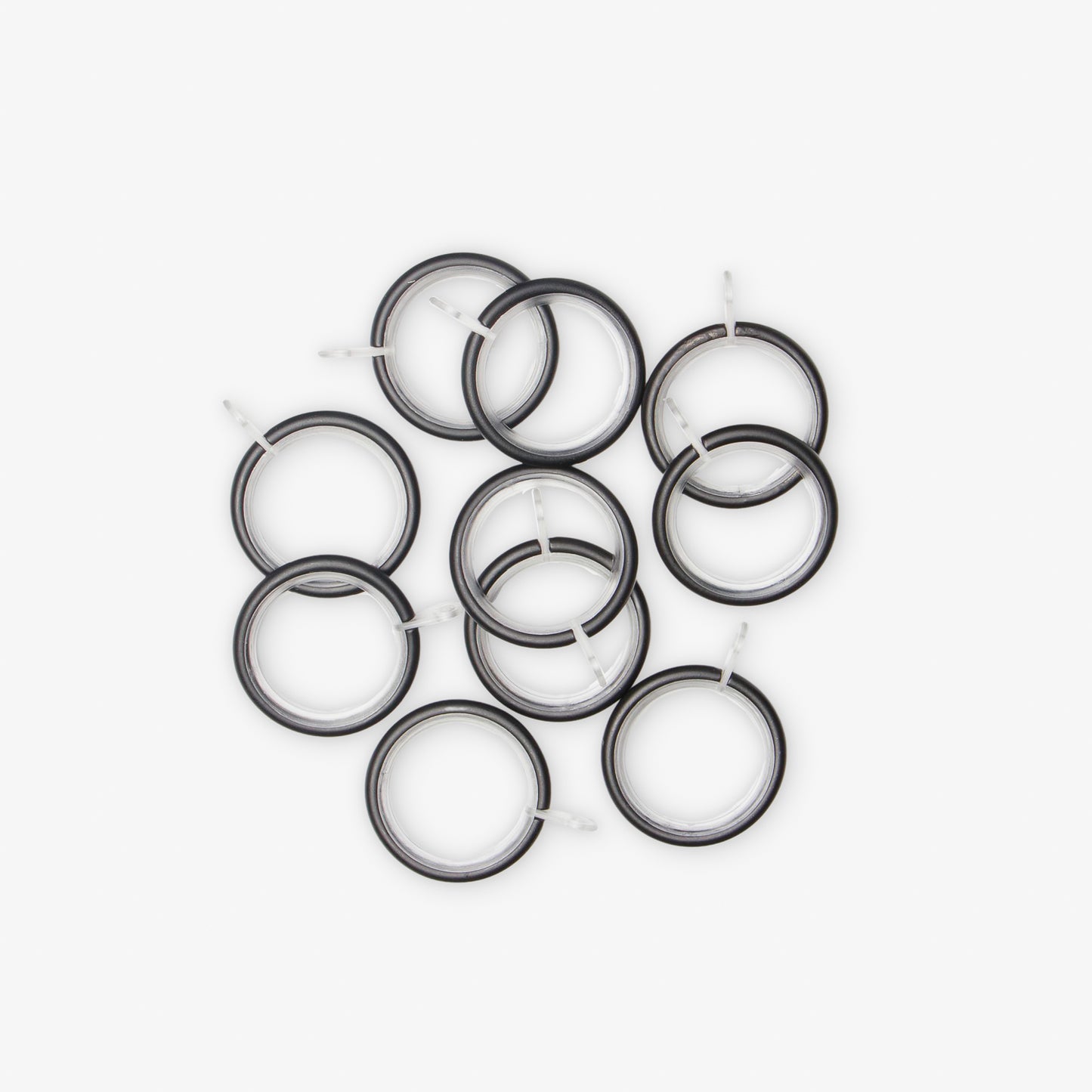 Metal Rings 25mm Black - Ragland Fabrics