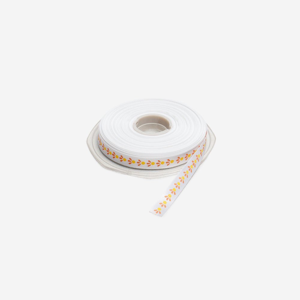 Printed Satin Ribbon 10mm Des.07 (20met) - Ragland Fabrics