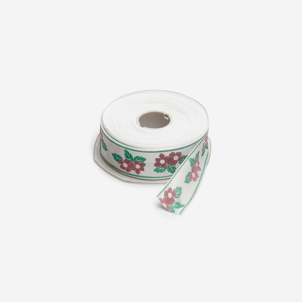Printed Satin Ribbon 25mm Des.04 (20met) - Ragland Fabrics