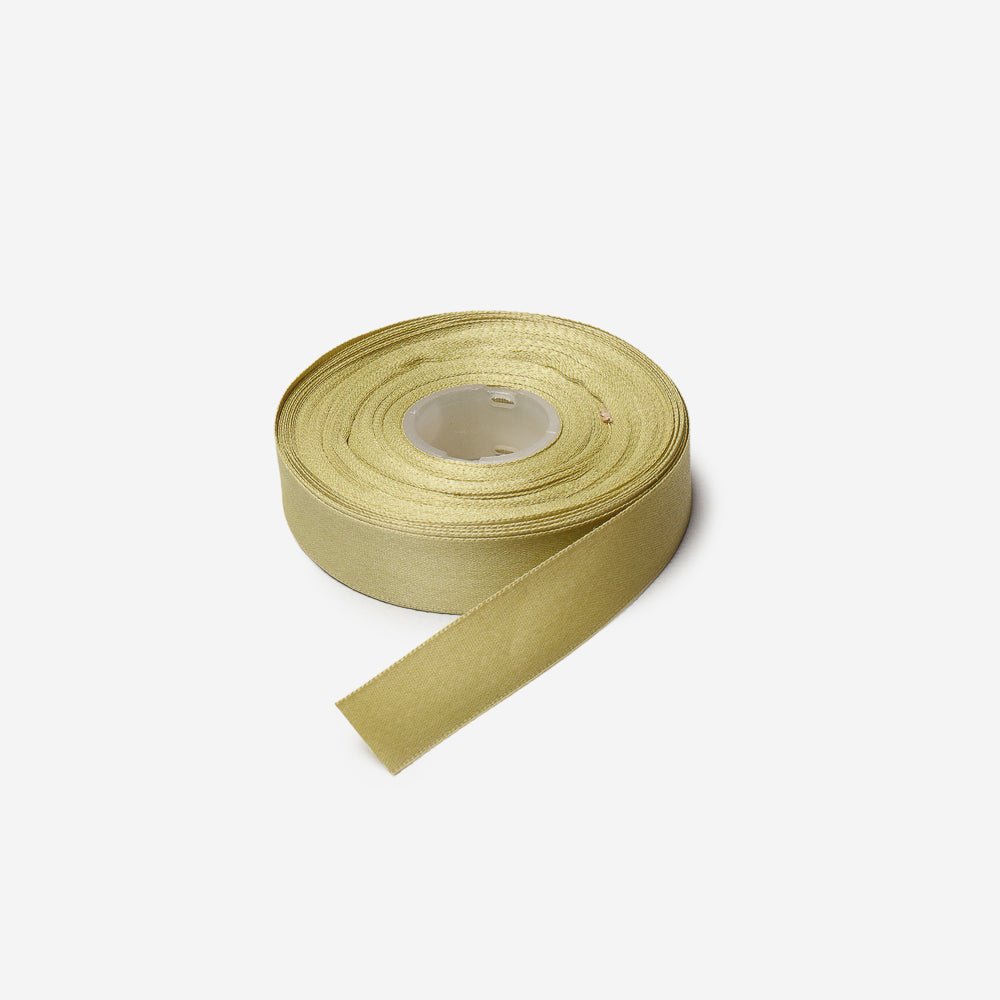 Satin Ribbon 15mm Light Avocado (20met) - CLEARANCE - Ragland Fabrics