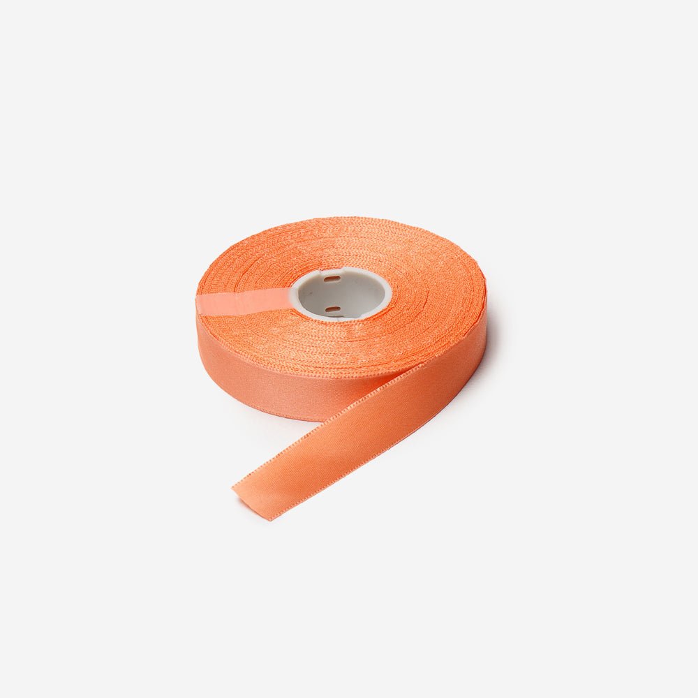 Satin Ribbon 15mm Peach (20met) - CLEARANCE - Ragland Fabrics