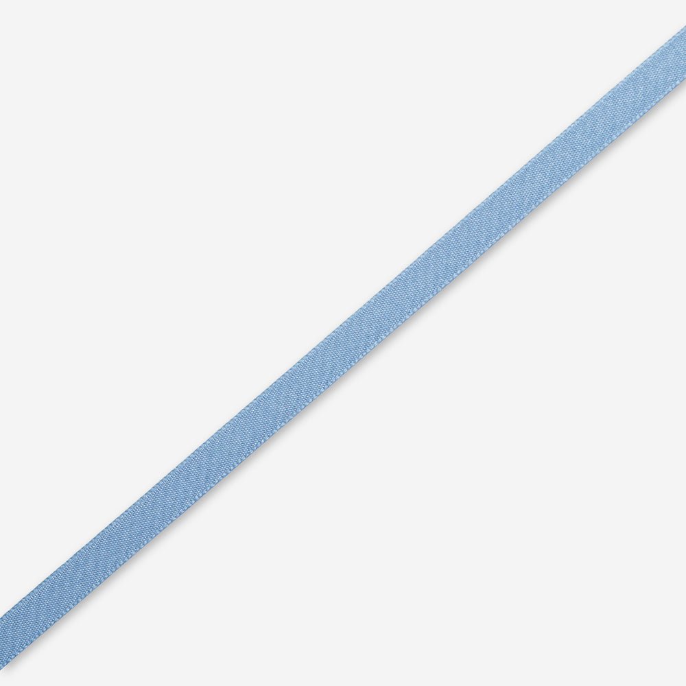 Satin Ribbon 8mm Dark Sky Blue (200met) - CLEARANCE - Ragland Fabrics