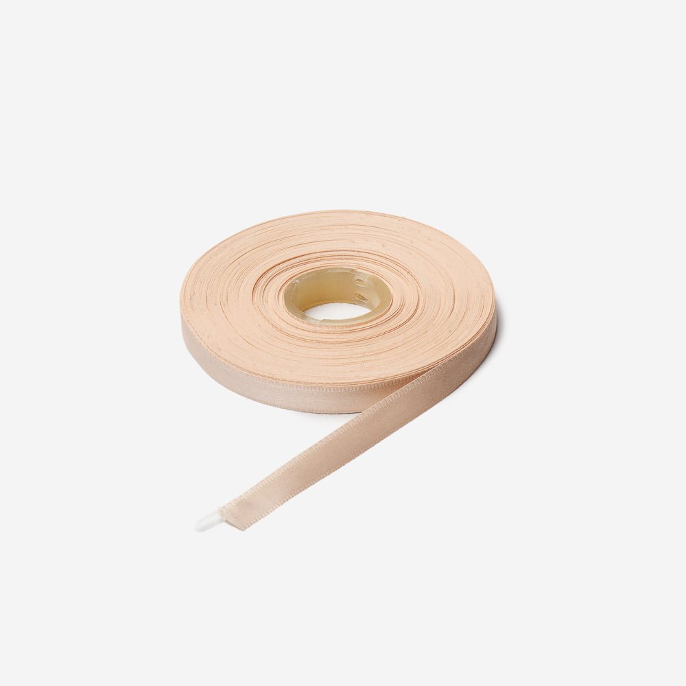 Satin Ribbon 8mm Dark Peach (20met) - CLEARANCE - Ragland Fabrics
