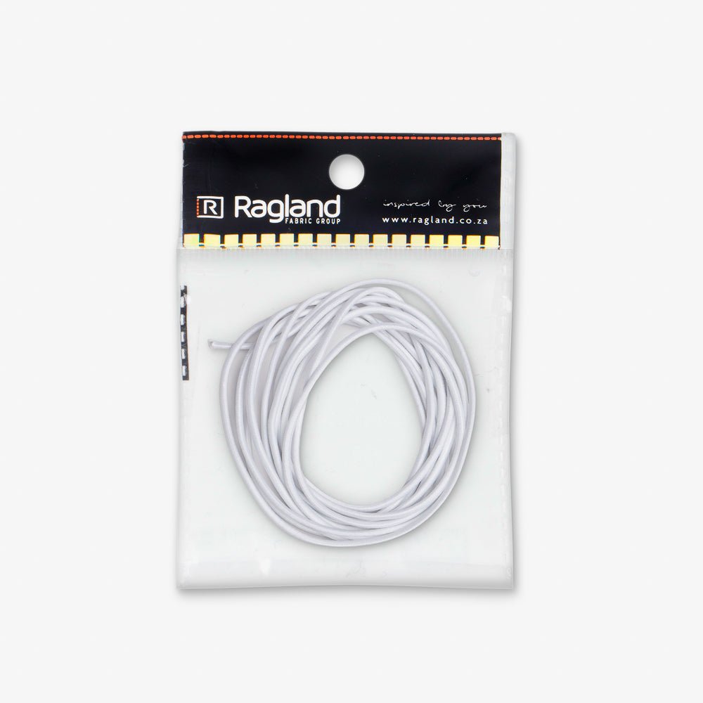 Shock Cord Pre Pack 2.0mm - White & Black - Ragland Fabrics