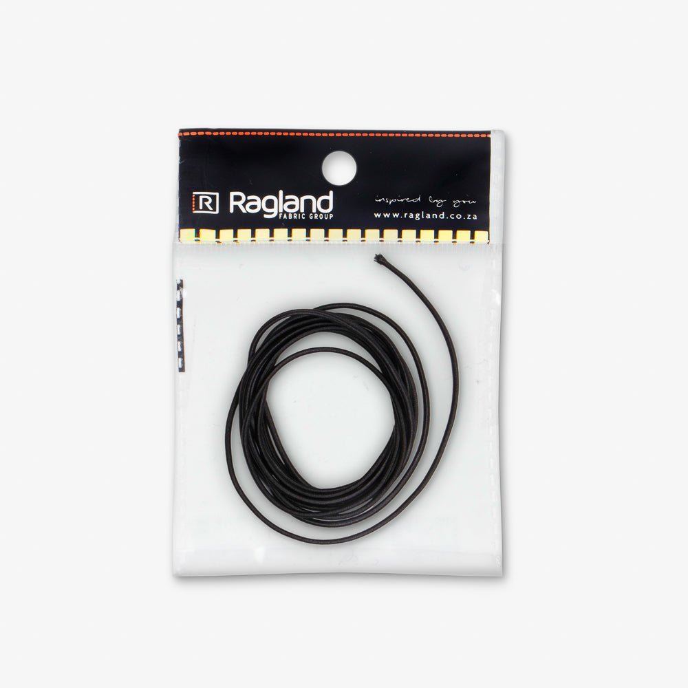 Shock Cord Pre Pack 2.5mm - White & Black - Ragland Fabrics