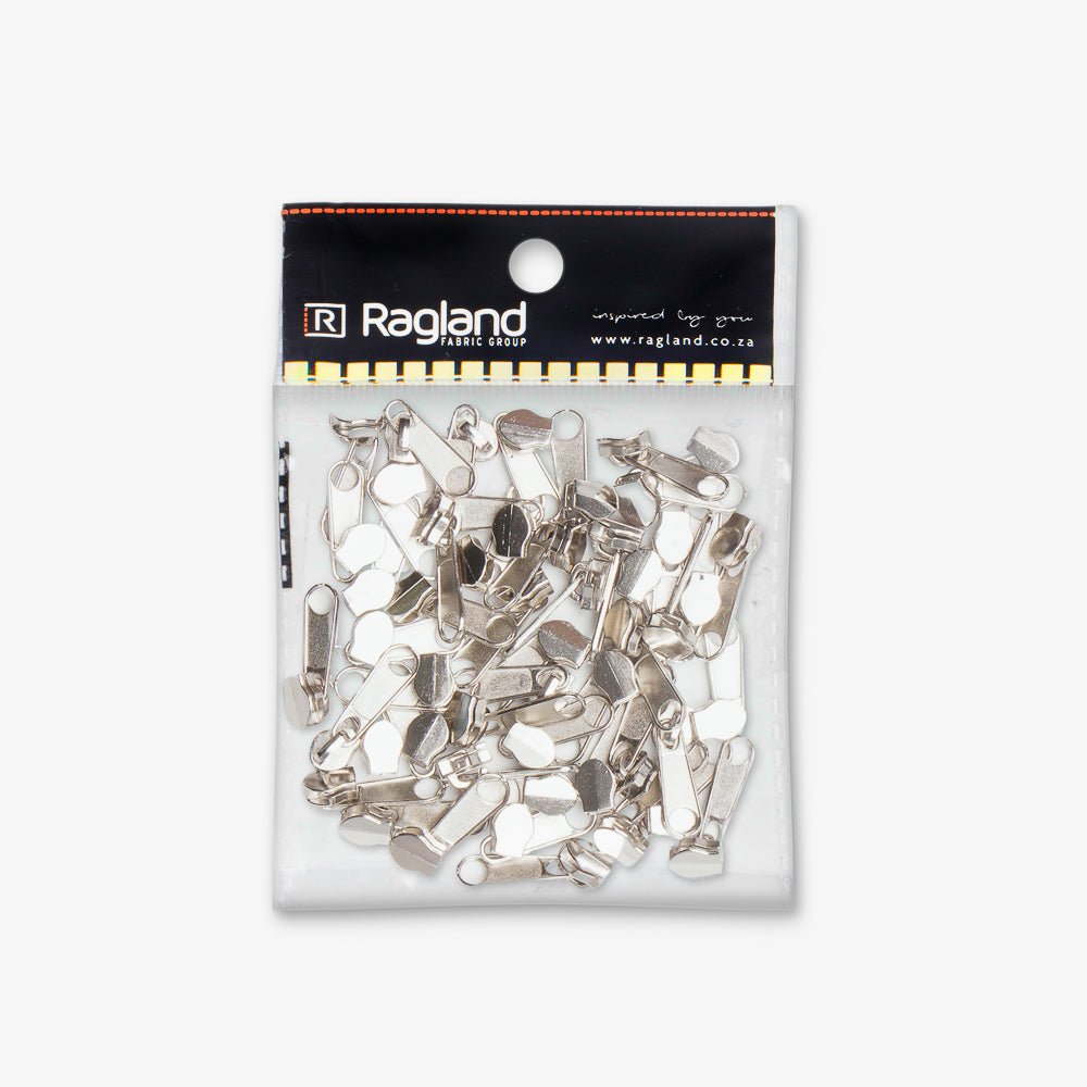 Sliders Type 3 Non Lock Nickel - Ragland Fabrics