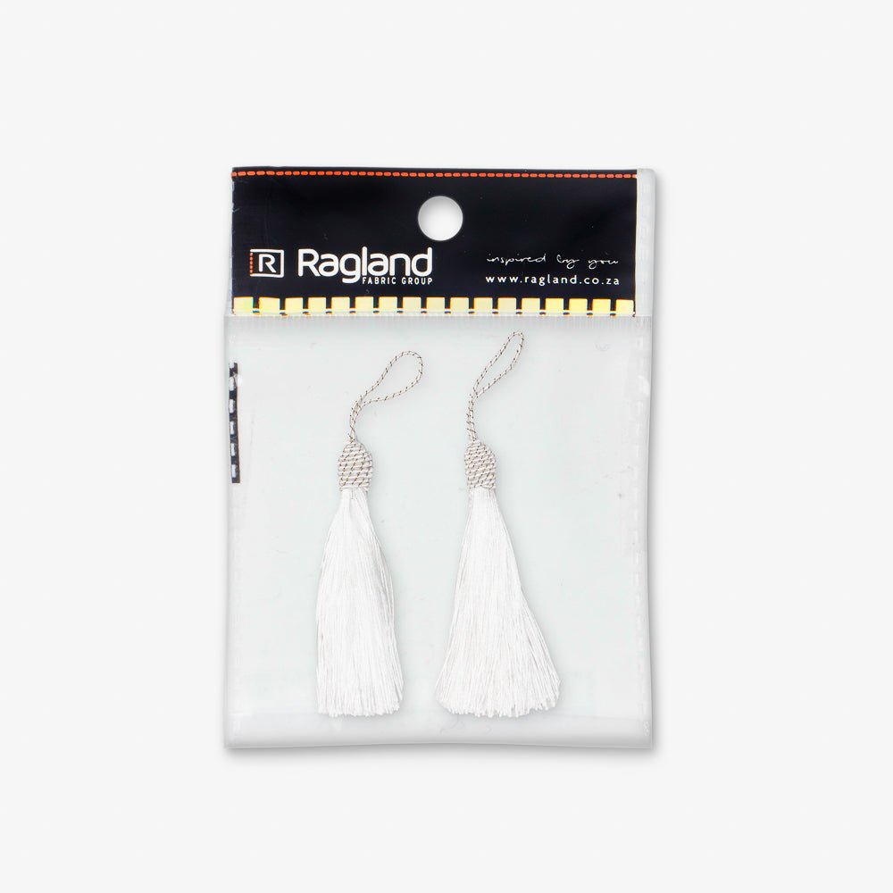 Tassel Graduation - White/Gold - Ragland Fabrics