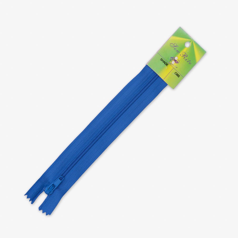 Zips Dress T3 Royal Blue 220 (15cm - 60cm) - Ragland Fabrics