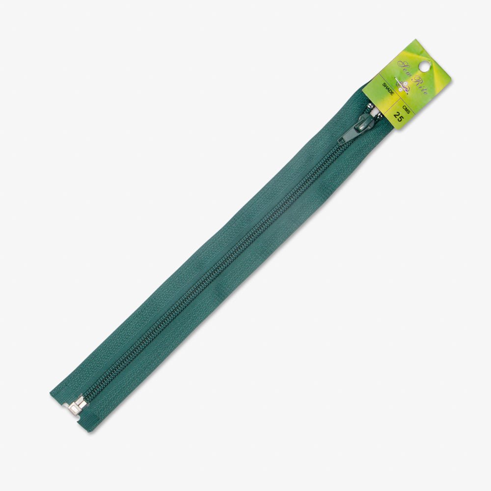 Type 5 Jacket Zip Bottle Green 869 (25cm - 80cm) - Ragland Fabrics