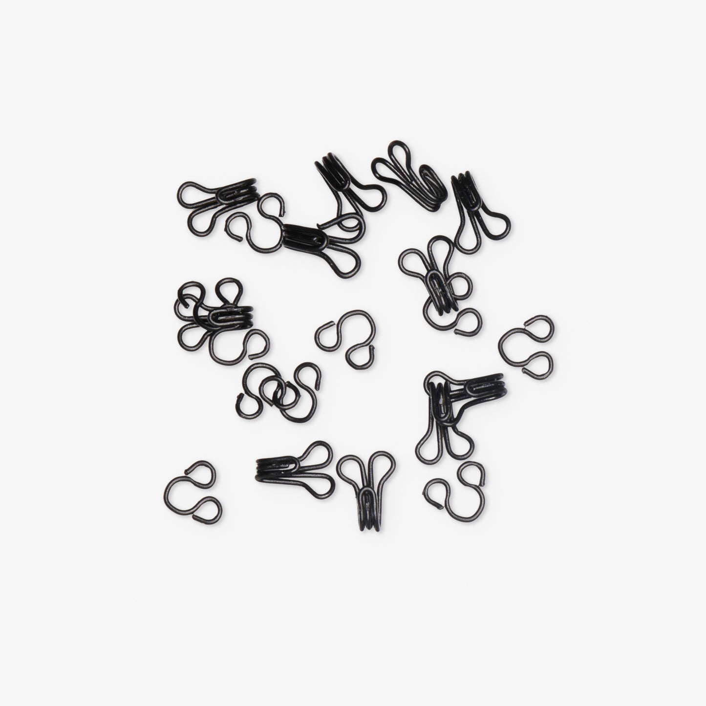 Hooks & Eyes Black - Size 1