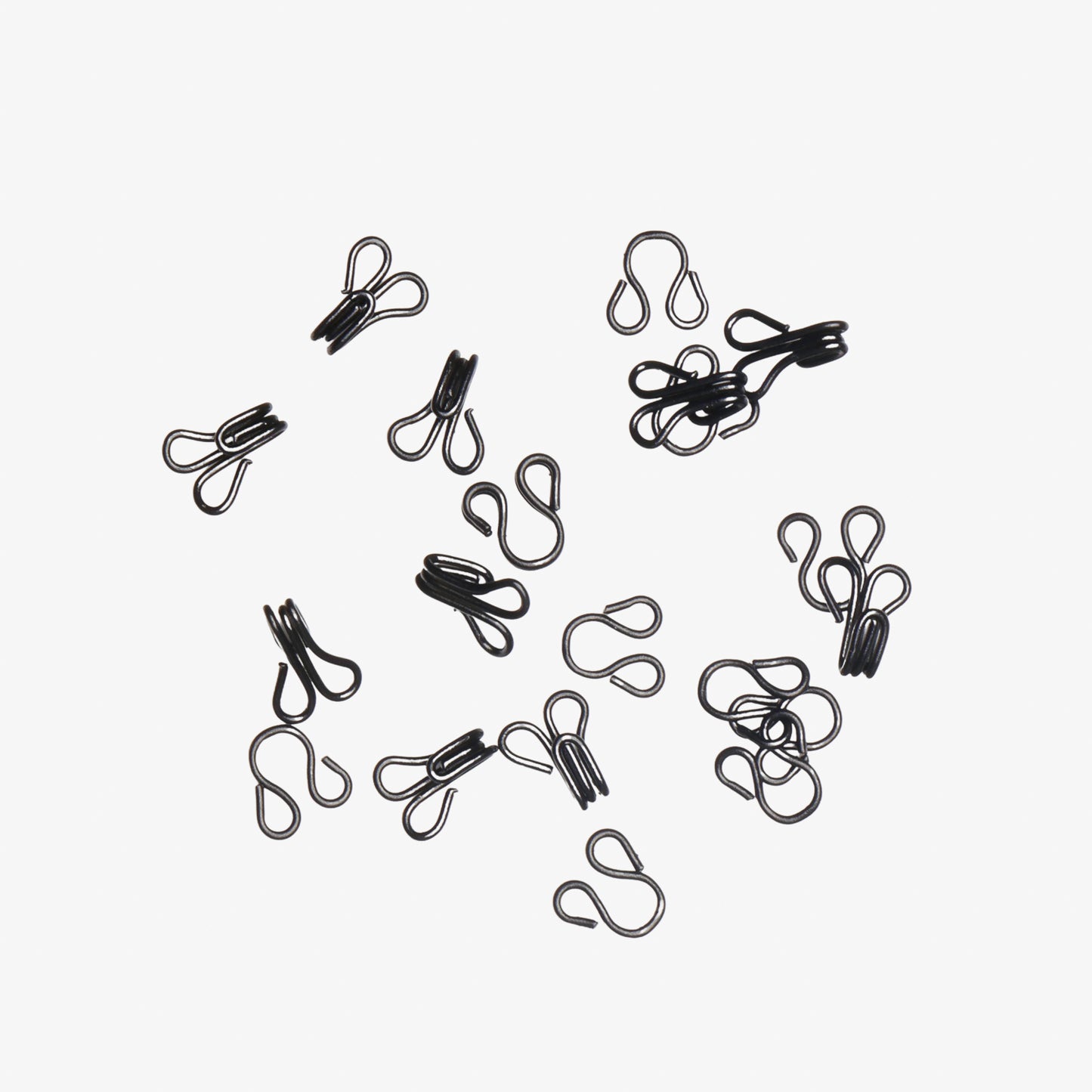 Hooks & Eyes Black - Size 3 - Ragland Fabrics
