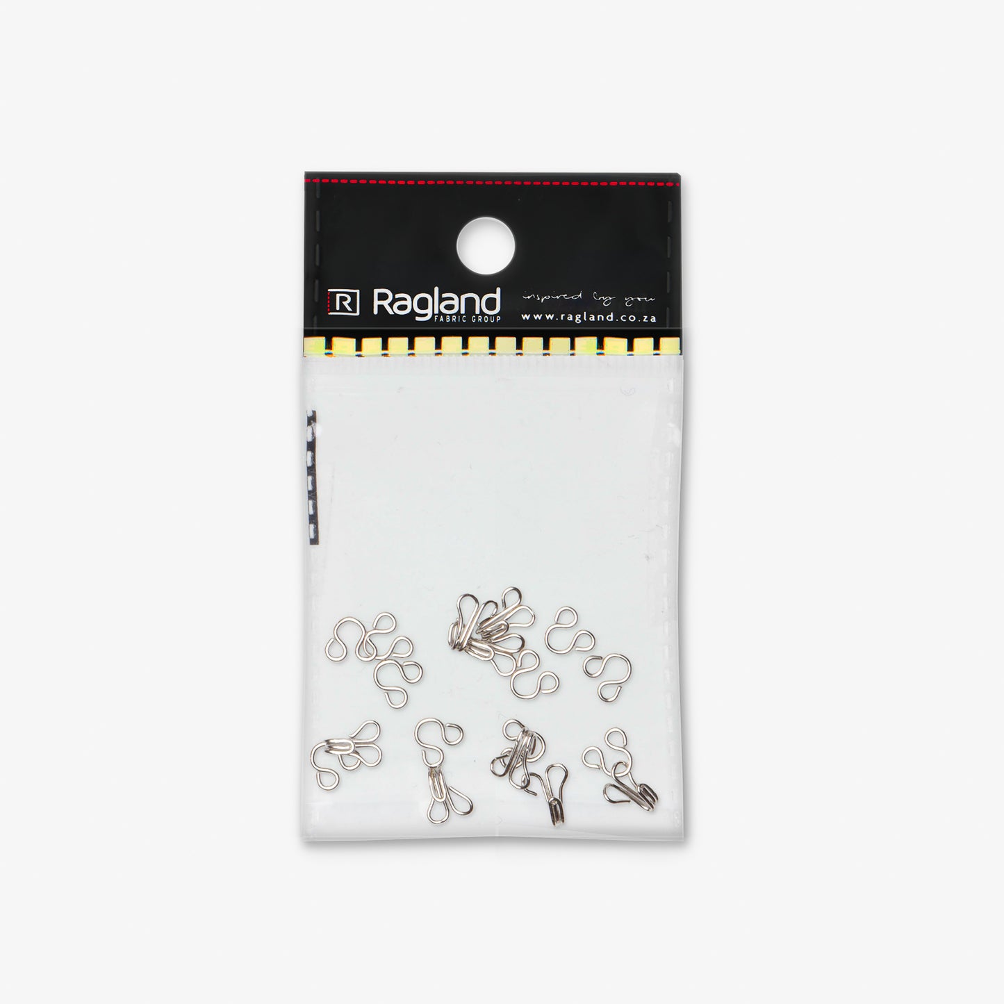 Hooks & Eyes Silver - Size 0