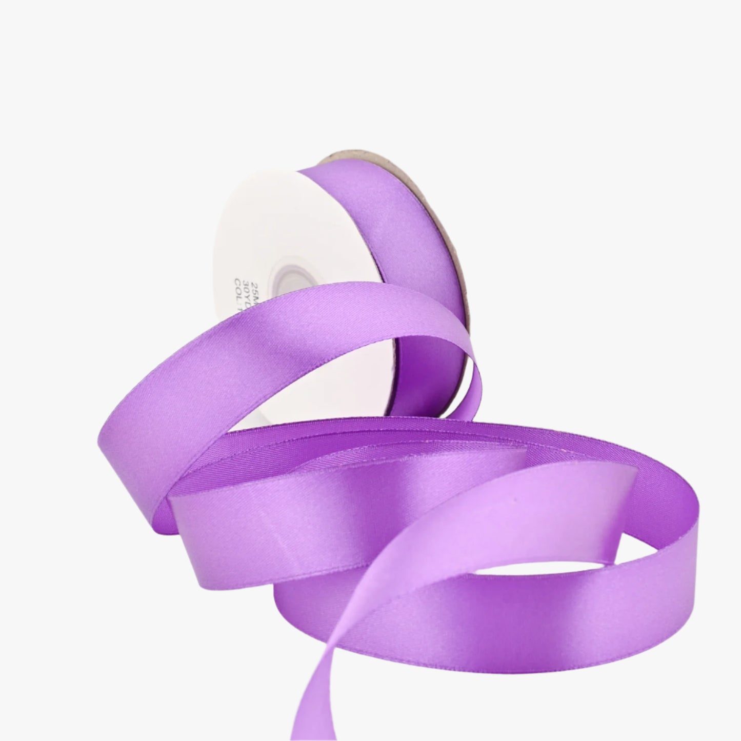 Satin Ribbon 25mm Purple #7 (30Yards)