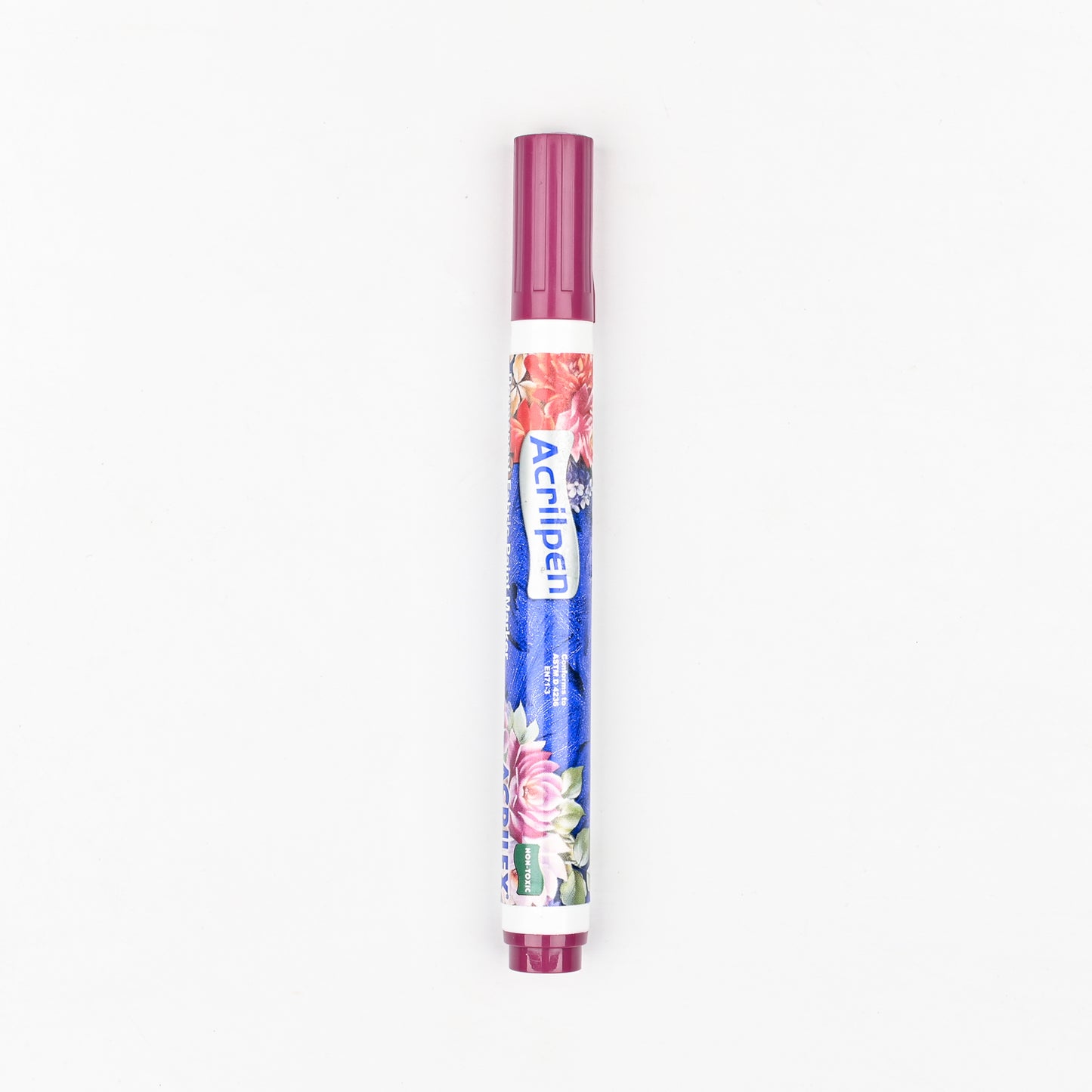Acrilex Acrilpen Fabric Marker Maroon - Ragland Fabrics