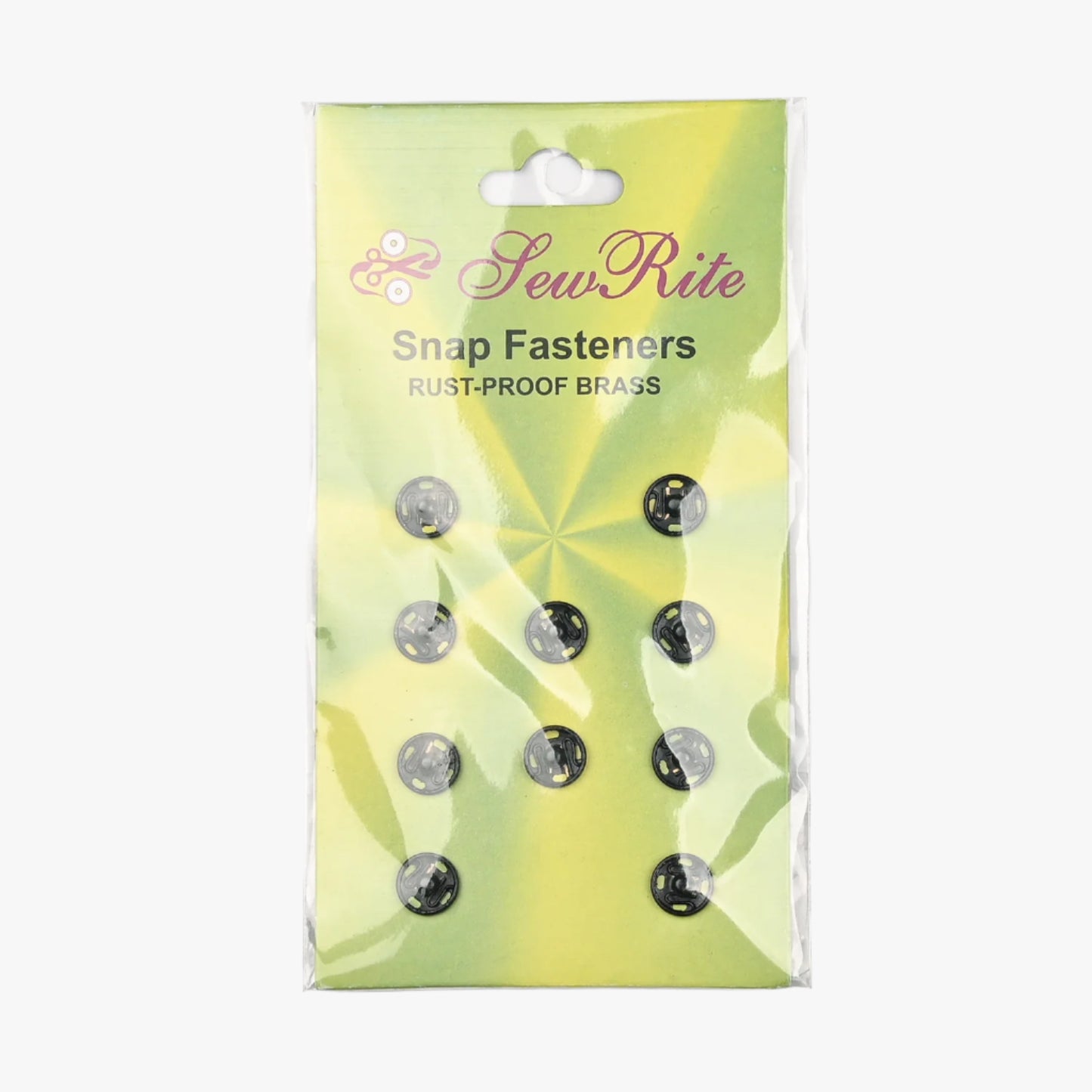 Press Studs - Size 1 Black - Ragland Fabrics