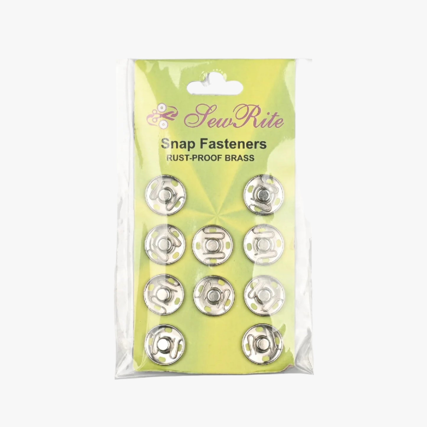 Press Studs - Size 4 Silver - Ragland Fabrics