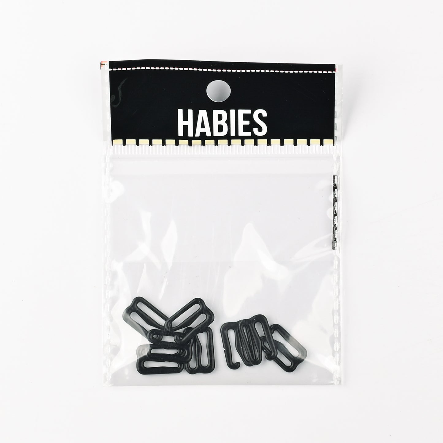 Bra Accessories Hook 12mm Black & White - TO BE DISCONTINUED
