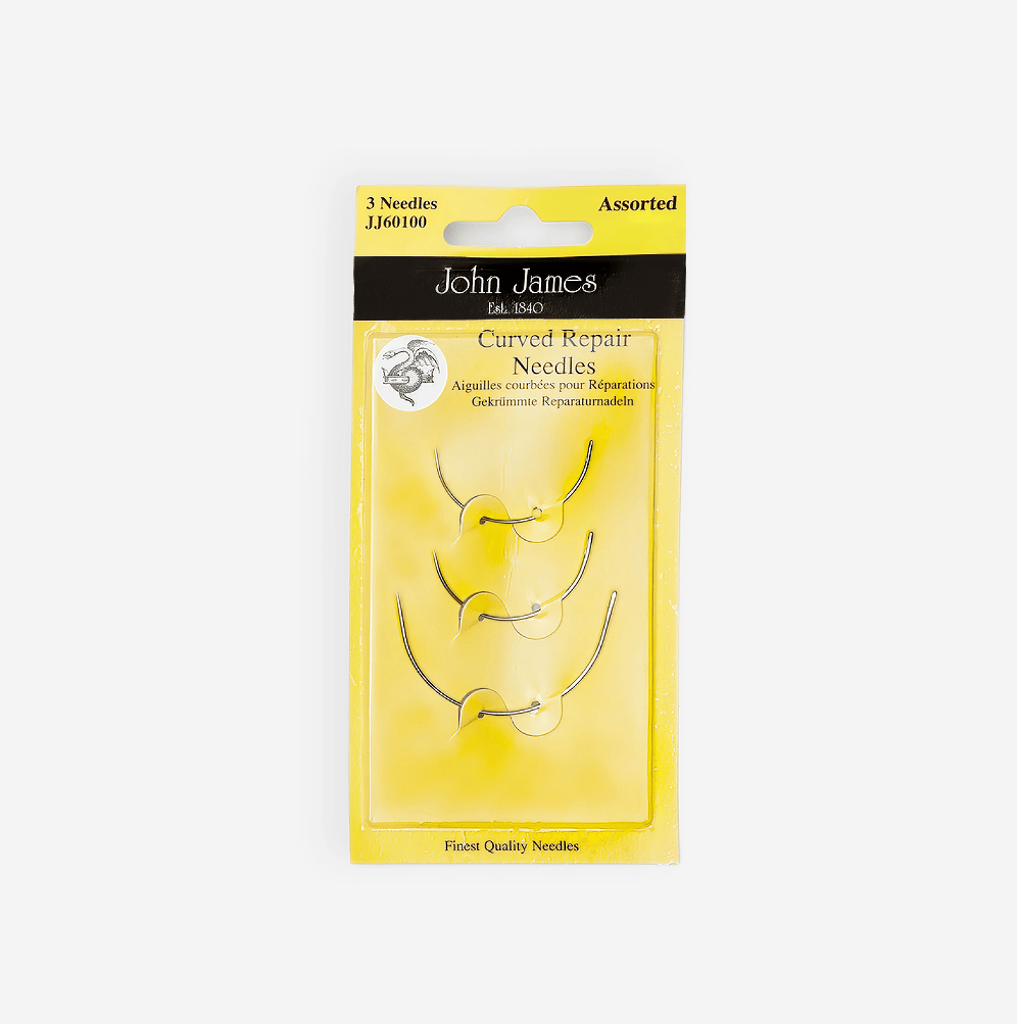 Needle Curved Repair Kit John James - Ragland Fabrics