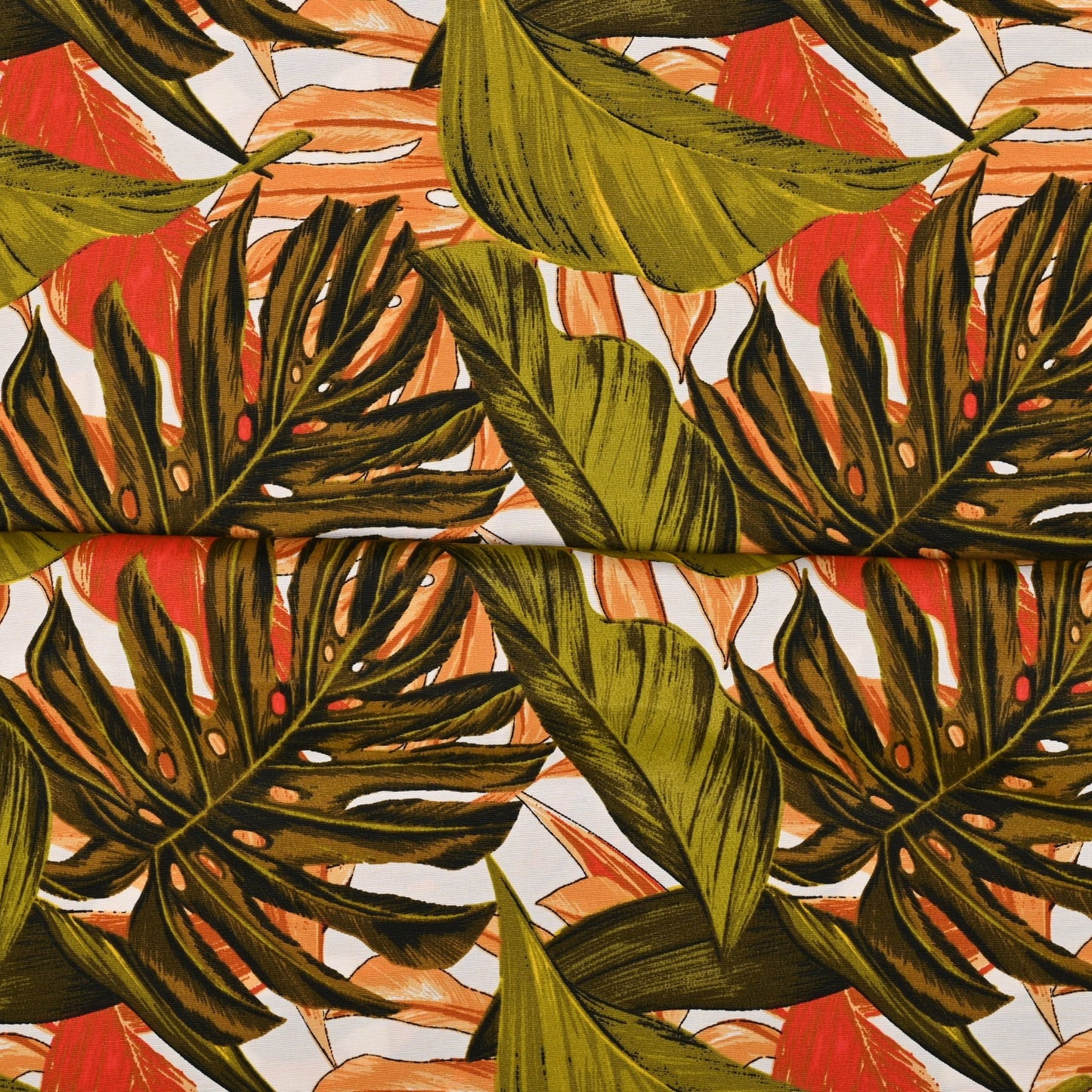 Printed Poly Cotton Jungle 280cm Brown - Ragland Fabrics