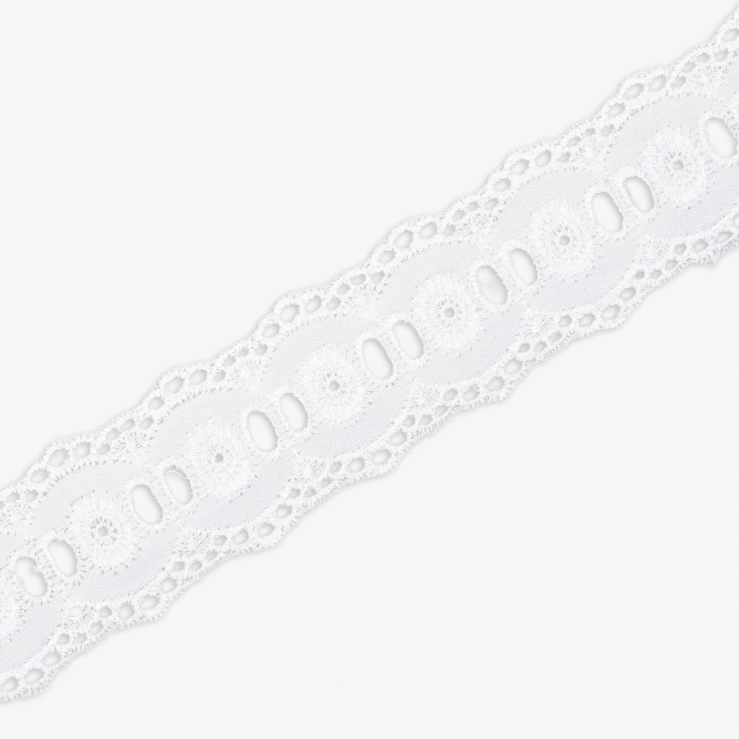 Lace Anglaise Matt White Art. (MYA7B) - Ragland Fabrics