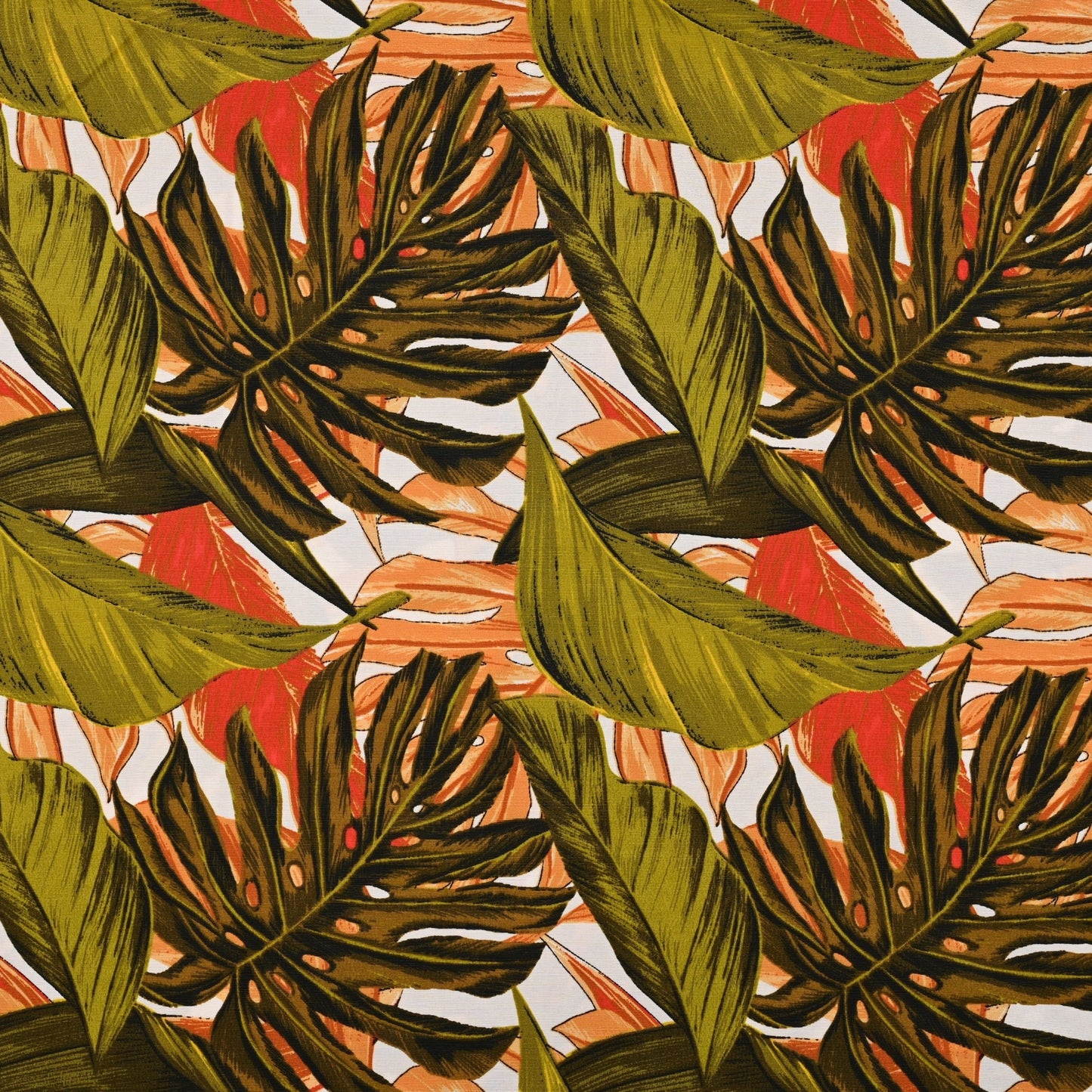 Printed Poly Cotton Jungle 280cm Brown - Ragland Fabrics