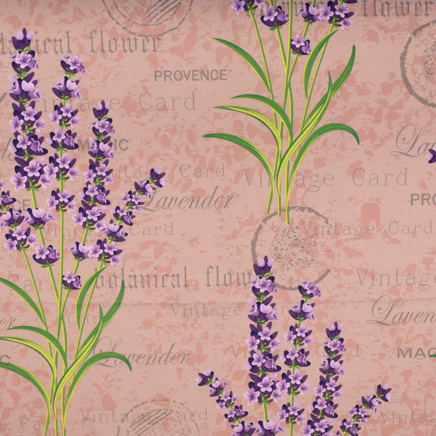 Printed Mini Matt Vintage Lavender Magic Beige - Ragland Fabrics