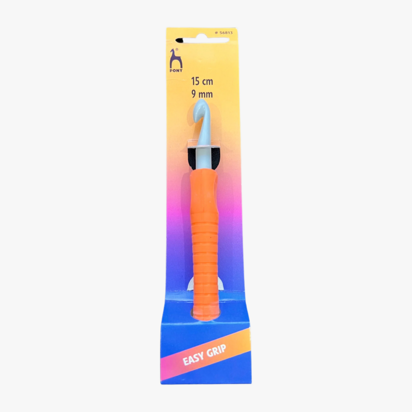 Crochet Hook Easy Grip 15cm 9mm