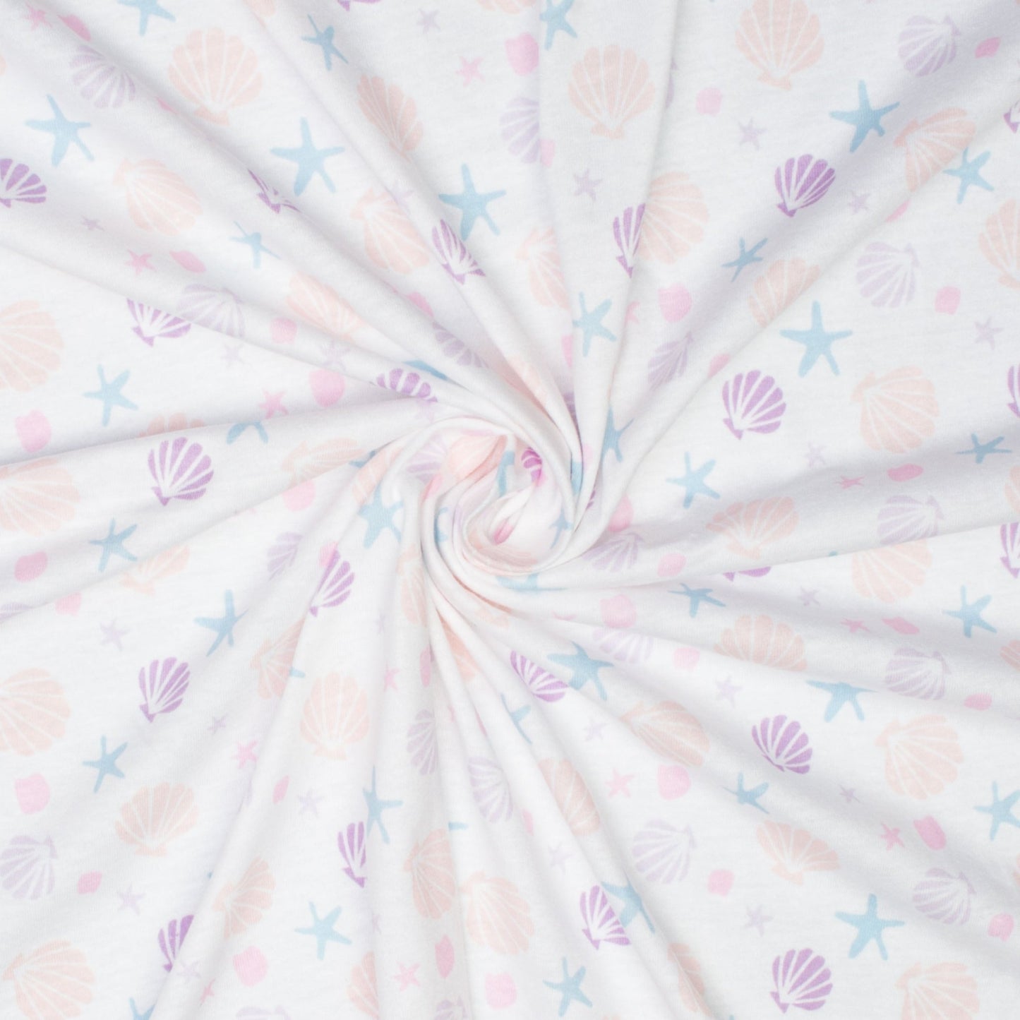 Cotton Knit Shells & Star Fish - Ragland Fabrics